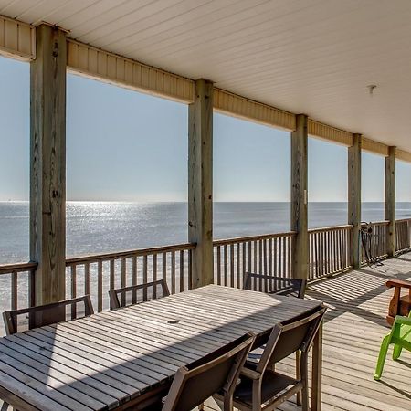 Marisol - Pet Friendly And Gulf Front! Enjoy The Large Deck With Amazing Views! Home Dauphin Island Exterior photo