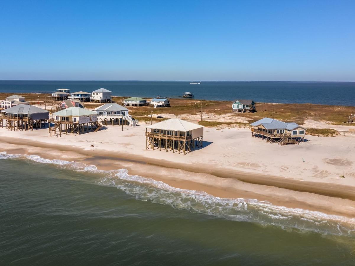 Marisol - Pet Friendly And Gulf Front! Enjoy The Large Deck With Amazing Views! Home Dauphin Island Exterior photo
