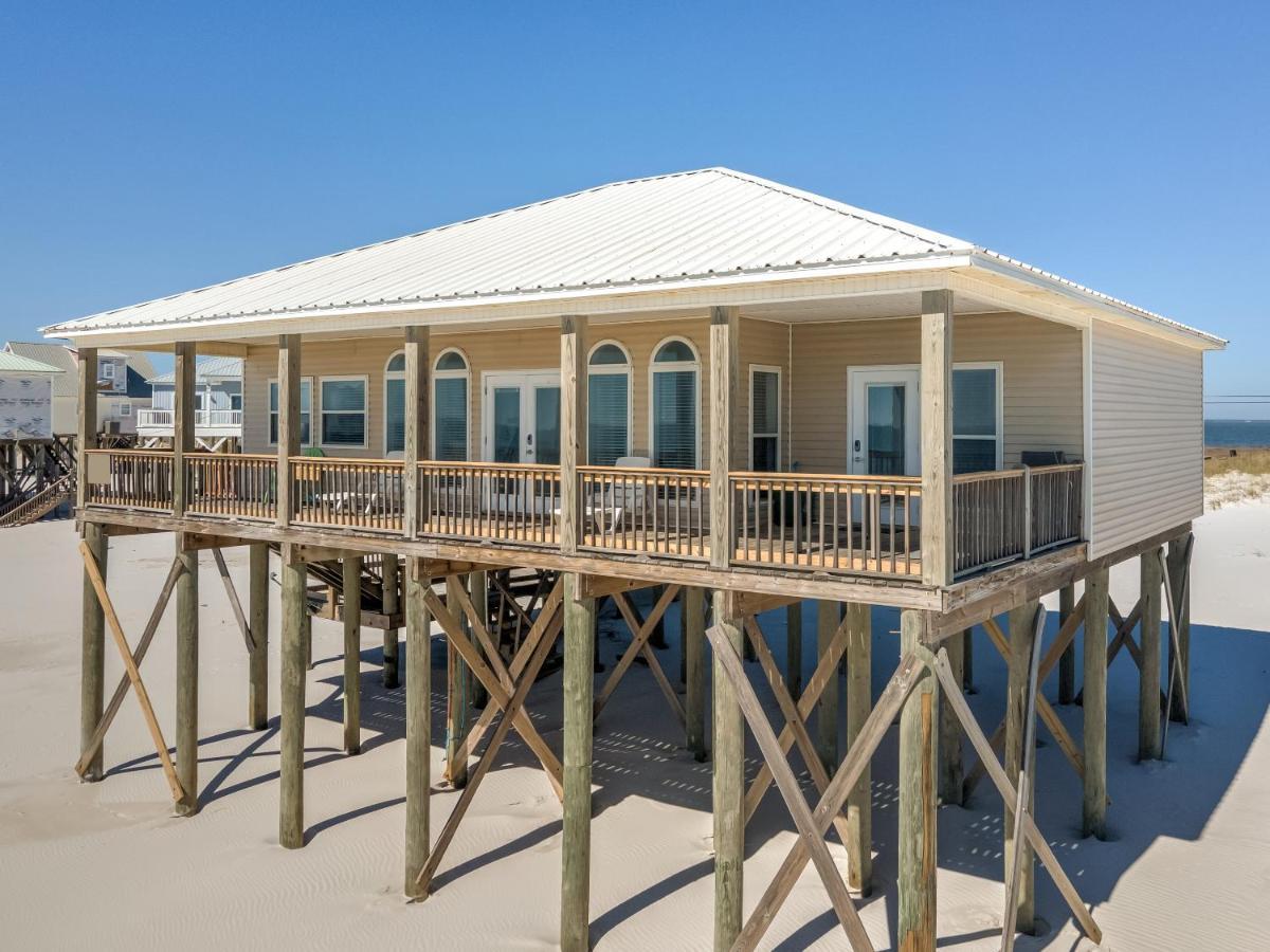 Marisol - Pet Friendly And Gulf Front! Enjoy The Large Deck With Amazing Views! Home Dauphin Island Exterior photo